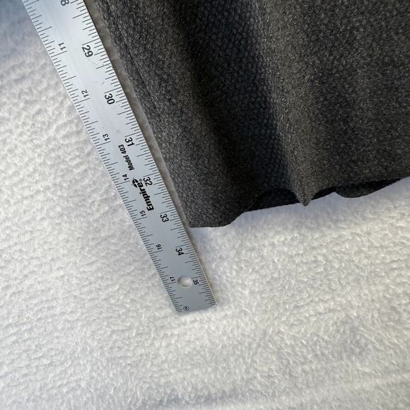 Gruppo Artigiani Pants Men's 34x34 Gray Italy made Textured Hook Loop Dress Wool - Picture 4 of 11